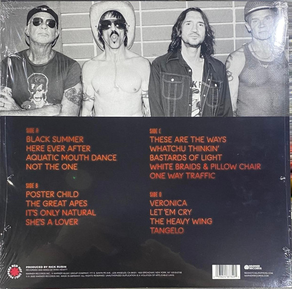 Виниловая пластинка RED HOT CHILI PEPPERS UNLIMITED LOVE