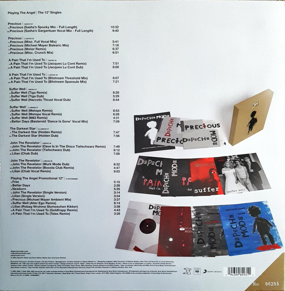 Виниловая пластинка DEPECHE MODE Playing the angel BOX