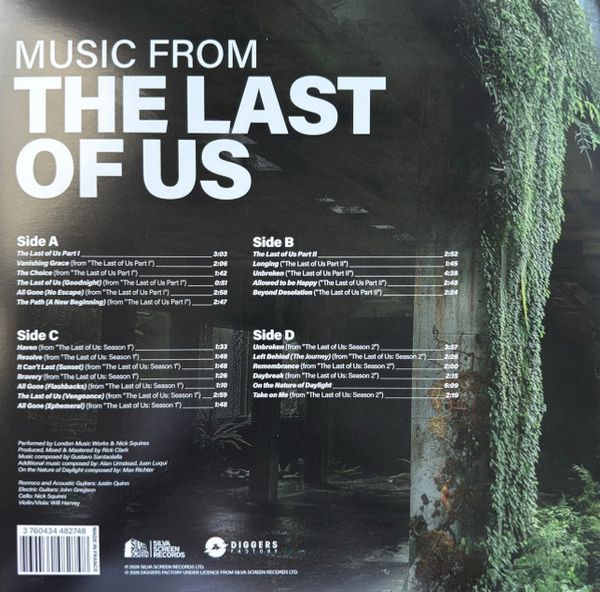 Виниловая пластинка LONDON MUSIC WORKS OST MUSIC FROM THE LAST OF US