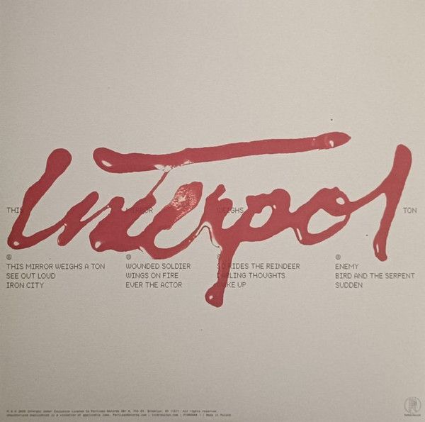 Виниловая пластинка INTERPOL THIS MIRROR WEIGHS A TON
