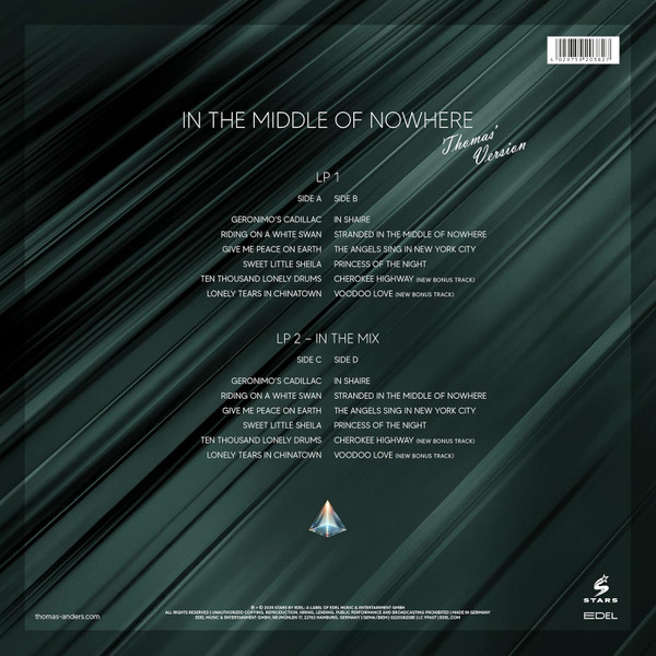 Виниловая пластинка THOMAS ANDERS SINGS MODERN TALKING: IN THE MIDDLE OF NOWHERE