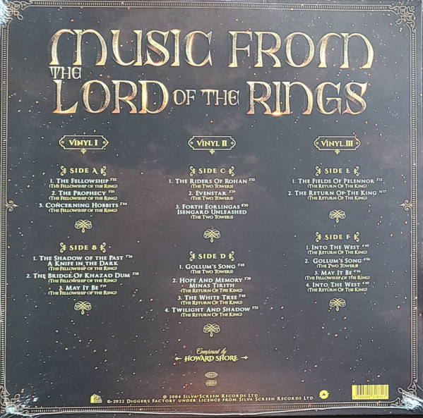 Виниловая пластинка CITY OF PRAGUE PHILHARMONIC ORCHESTRA LORD OF THE RINGS TRILOGY