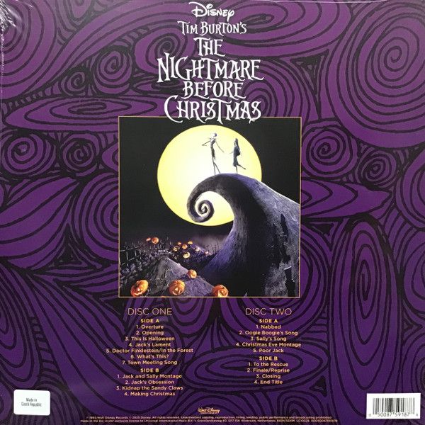 Виниловая пластинка VARIOUS OST THE NIGHTMARE BEFORE CHRISTMAS