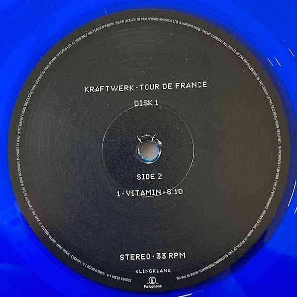 Виниловая пластинка KRAFTWERK TOUR DE FRANCE TRANSLUCENT BLUE & RED VINYL EDITION