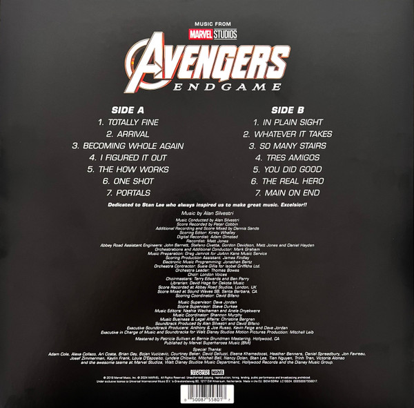 Виниловая пластинка ALAN SILVESTRI  AVENGERS: ENDGAME