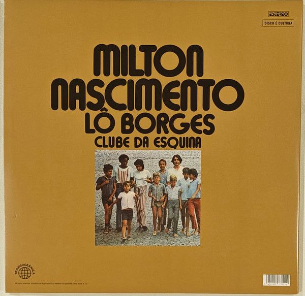 Виниловая пластинка MILTON NASCIMENTO & LO BORGES CLUB DA ESQUINA