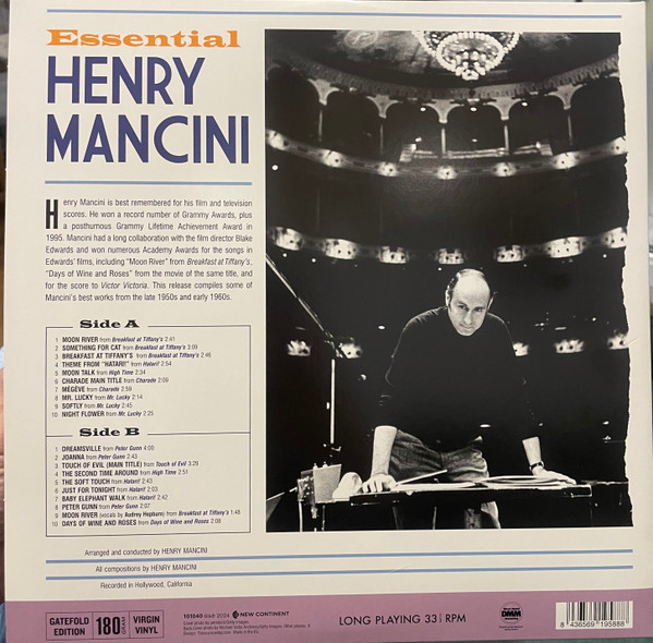 Виниловая пластинка HENRY MANCINI ESSENTIAL HENRY MANCINI