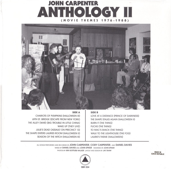 Виниловая пластинка JOHN CARPENTER & ... ANTHOLOGY II: MOVIE THEMES 1976-1988