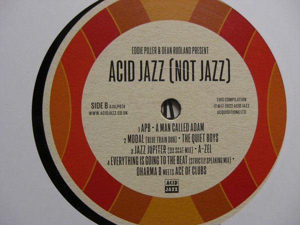 Виниловая пластинка EDDIE PILLER & DEAN RUDLAND ACID JAZZ NOT JAZZ