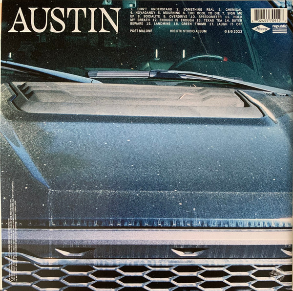 Виниловая пластинка POST MALONE AUSTIN