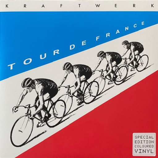Виниловая пластинка KRAFTWERK TOUR DE FRANCE TRANSLUCENT BLUE & RED VINYL EDITION