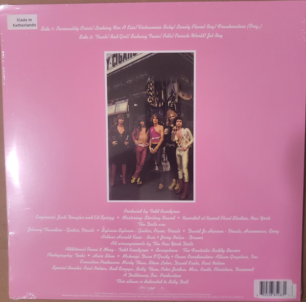 Виниловая пластинка NEW YORK DOLLS NEW YORK DOLLS
