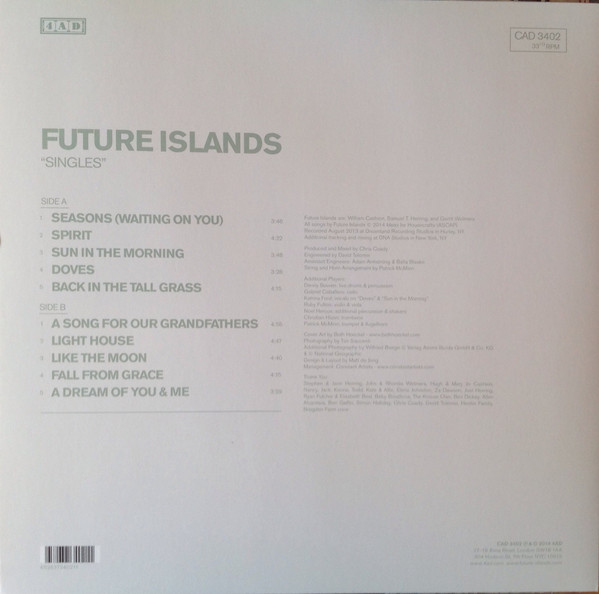 Виниловая пластинка FUTURE ISLANDS SINGLES