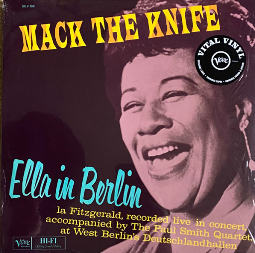 Виниловая пластинка ELLA FITZGERALD MACK THE KNIFE: ELLA IN BERLIN
