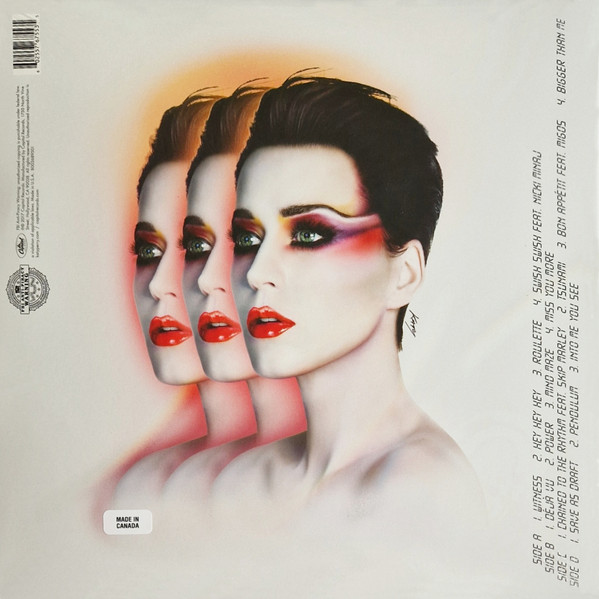 Виниловая пластинка KATY PERRY WITNESS
