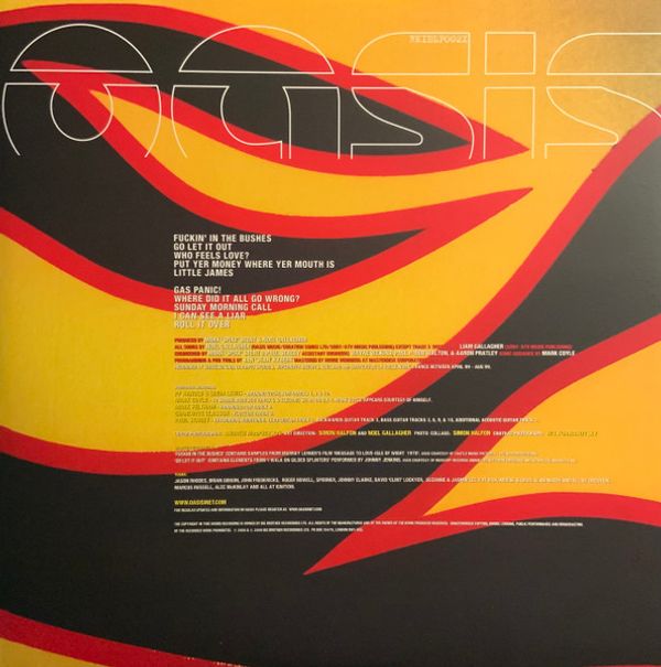 Виниловая пластинка OASIS STANDING ON THE SHOULDER OF GIANTS BLACK VINYL EDITION