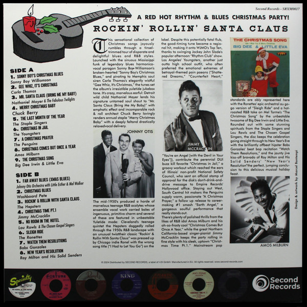 Виниловая пластинка VARIOUS ROCKIN ROLLIN SANTA CLAUS