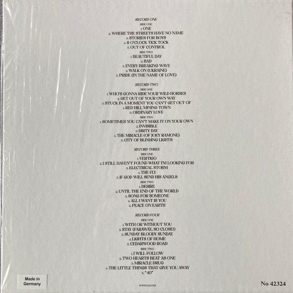 Виниловая пластинка U2 SONGS OF SURRENDER SUPER DELUXE BOX SET