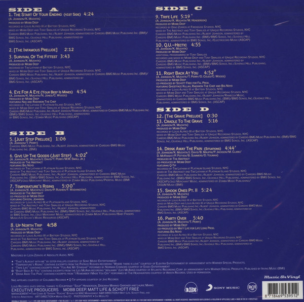 Виниловая пластинка MOBB DEEP INFAMOUS