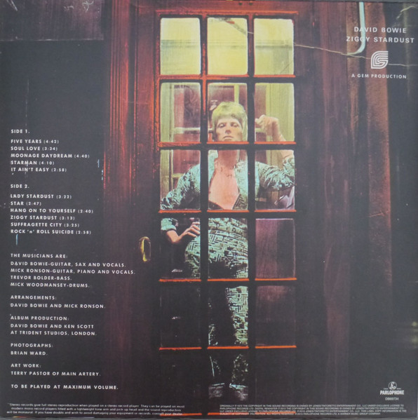 Виниловая пластинка DAVID BOWIE THE RISE AND FALL OF ZIGGY STARDUST AND THE SPIDERS FROM MARS