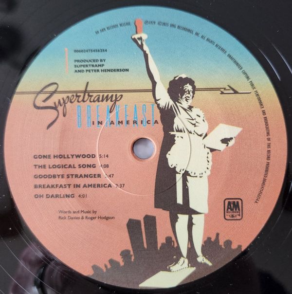 Виниловая пластинка SUPERTRAMP BREAKFAST IN AMERICA