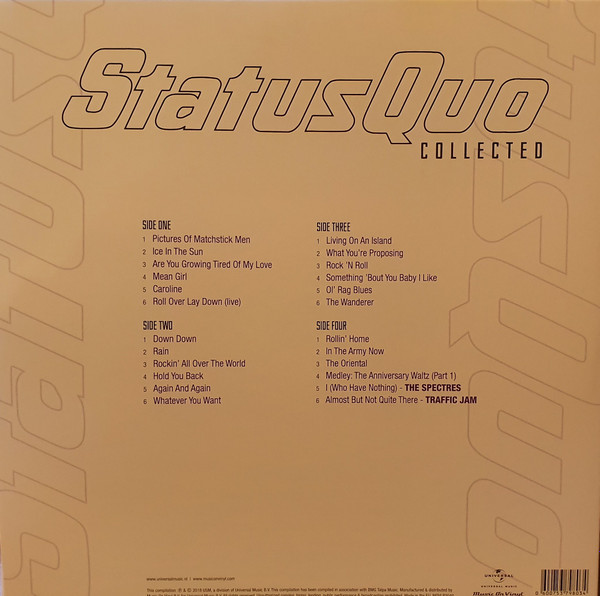Виниловая пластинка STATUS QUO COLLECTED