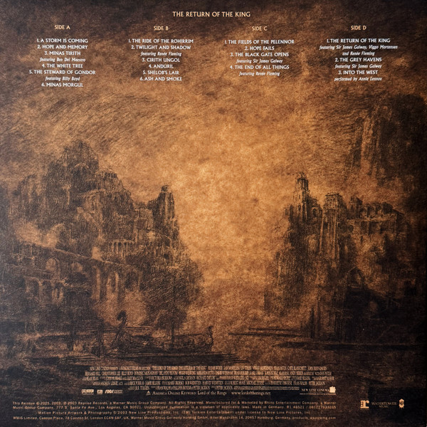 Виниловая пластинка HOWARD SHORE OST LORD OF THE RINGS: THE RETURN OF THE KING