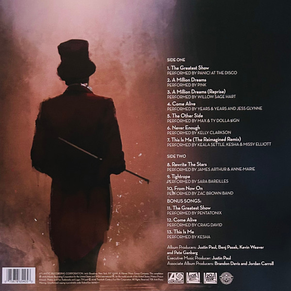 Виниловая пластинка VARIOUS THE GREATEST SHOWMAN REIMAGINE