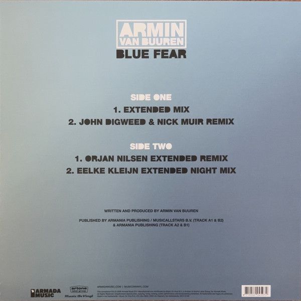 Виниловая пластинка ARMIN VAN BUUREN BLUE FEAR