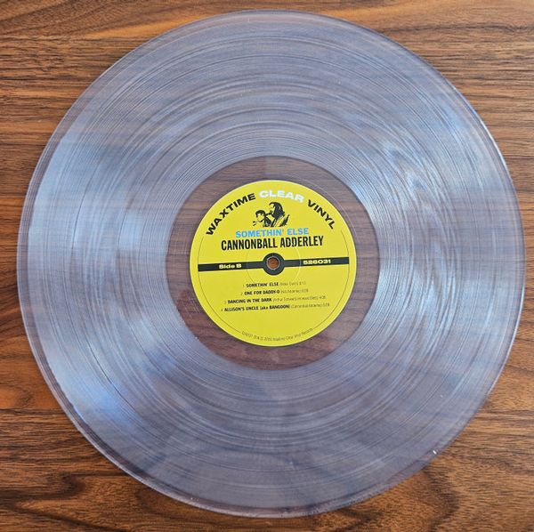 Виниловая пластинка CANNONBALL ADDERLEY SOMETHIN ELSE CLEAR VINYL