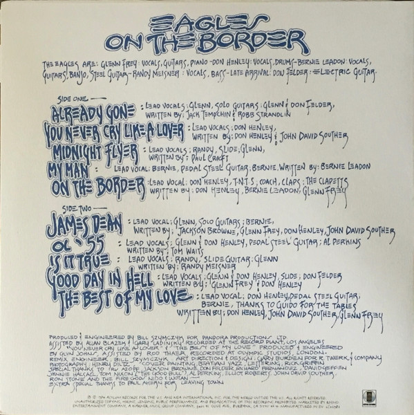 Виниловая пластинка EAGLES ON THE BORDER