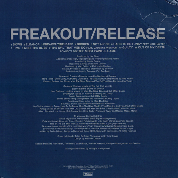 Виниловая пластинка HOT CHIP FREAKOUT/RELEASE