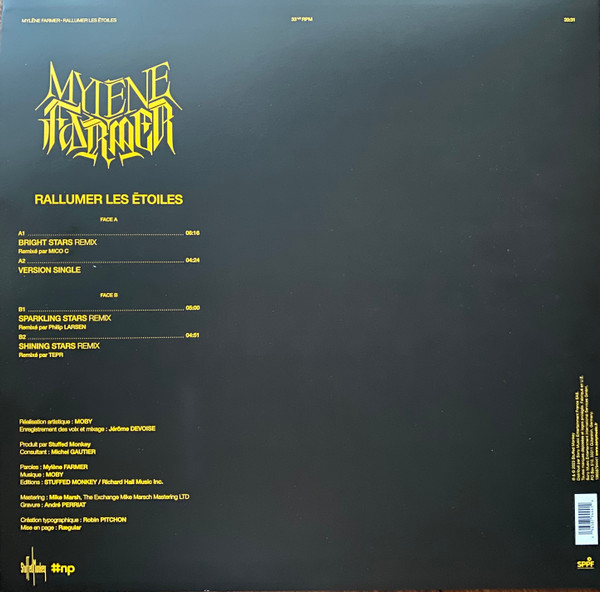 Виниловая пластинка MYLENE FARMER RALLUMER LES ETOILES