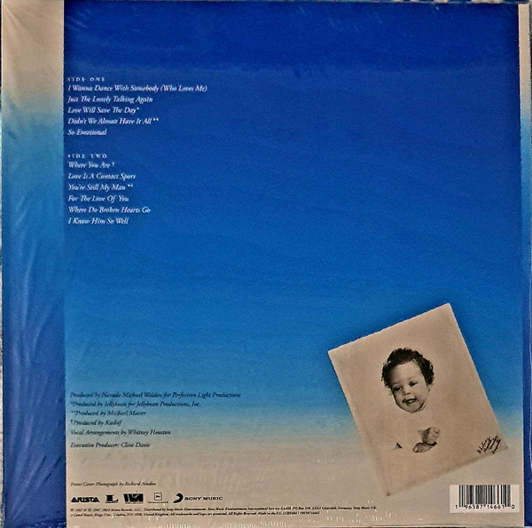 Виниловая пластинка WHITNEY HOUSTON Whitney