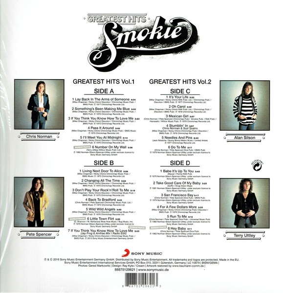 Виниловая пластинка SMOKIE Greatest Hits