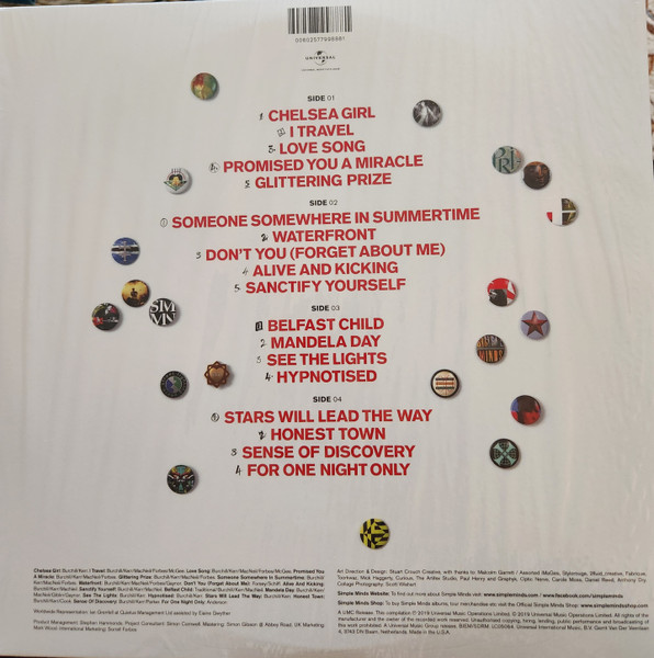Виниловая пластинка SIMPLE MINDS FORTY: THE BEST OF SIMPLE MINDS 1979-2019