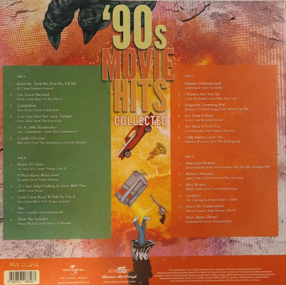 Виниловая пластинка VARIOUS 90's Movie Hits Collected
