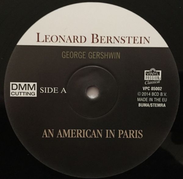 Виниловая пластинка LEONARD BERNSTEIN AN AMERICAN IN PARIS / RHAPSODY IN BLUE